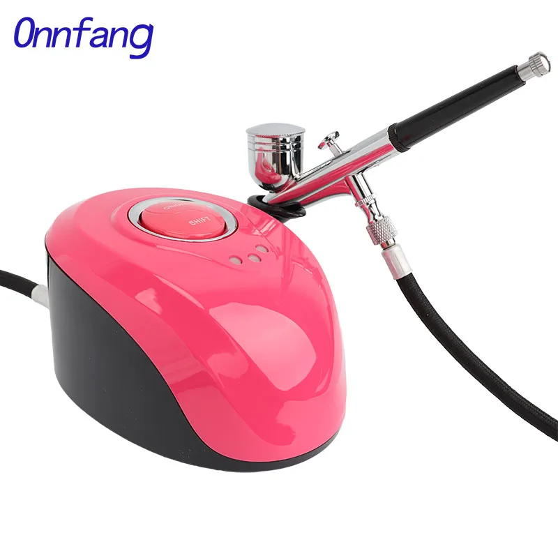 Kit Air-brush Paint Spray Gun Sandblaster  For Art Car Model Tattoo Nail Tools Set