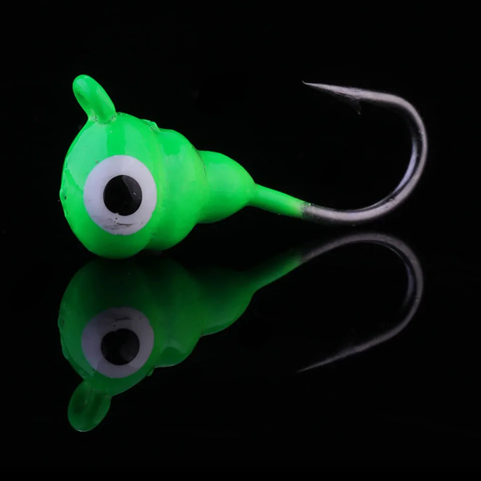 WALK FISH 6PCS/Lot Winter Ice Fishing Lure New 1.8cm 1.4g Ant Eggs Shaped Mini Lead Head Hook Baits Jigging Bait Perch | Спорт и
