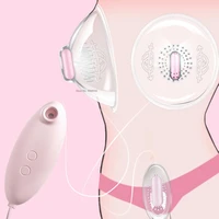 vibrator breast fed vacuum pump 4 in 1 female nipple stimulator licking sex toy for couples and women clit nipple suction cup
