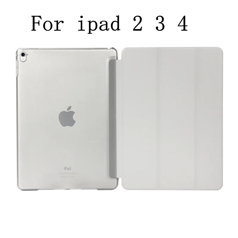 For ipad 2 3 4 grey Роскошный планшет противоударный Смарт кожаный чехол-подставка для Apple IPad Air Pro 9,7 дюймов IPad 2 3 4 I Pad 5 6 Air 1 2 Coque - Цвет: For ipad 2 3 4 grey