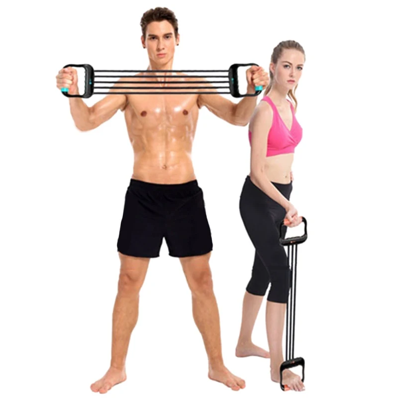 

Rally Chest Expander Resistance Bands Sports Fitness Gym Workout Training Elastic Rope Muscle Stretch Back Arm Force Exerciser