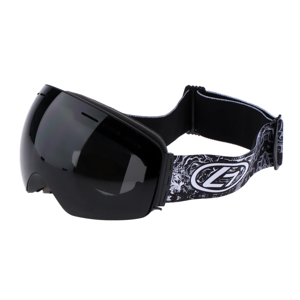 Black Eyeglass Blac Лыжные очки, двухслойные, противотуманные, для сноуборда, катания на лыжах, очки для сноуборда, очки для снежного спорта, очки, противотуманные, лыжная маска - Цвет: Black Eyeglass Blac