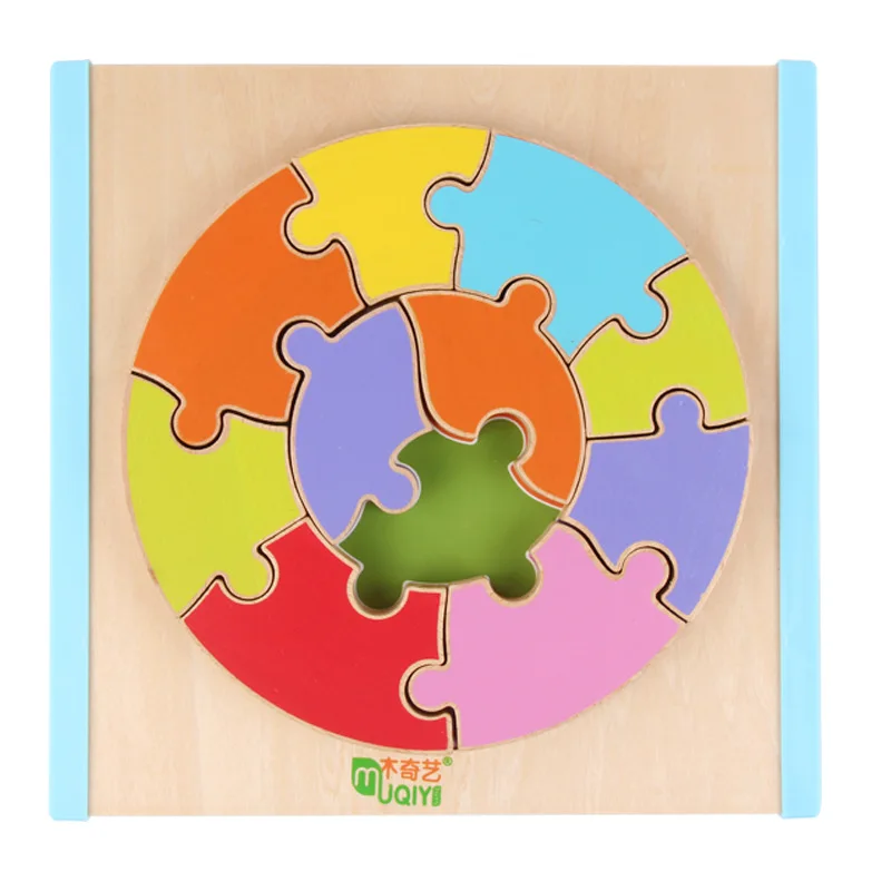 

New Children's Early Teaching Geometry Creative Puzzle Board Logical Thinking Training Montessori Kindergarten Teaching Aids