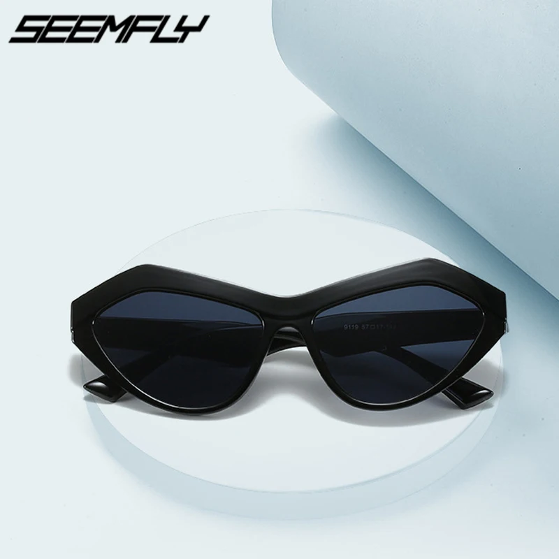 

Seemfly Classic Vintage Cat Eye Sunglasses Full Frame Unisex Eyewear Driving Travel Sun Glasses Goggle UV400 Shades New