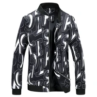 techwear jackets autumn new mens jacket personalized printed casual coat extra size four colors zipper door pocket trim m 6xl