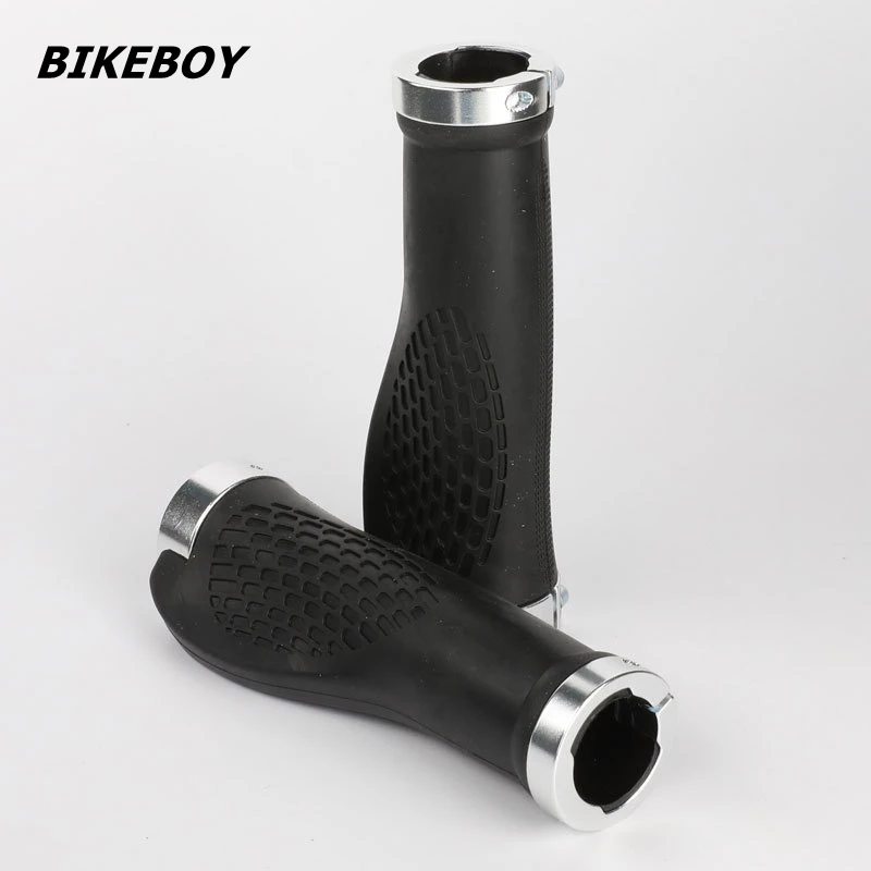 

BIKEBOY Fiets Grips Mtb Siliconen Sponge Handvatten Anti-Slip Shock-Absorberende Zachte Bike Grips Ultraight Fietsen Stuur