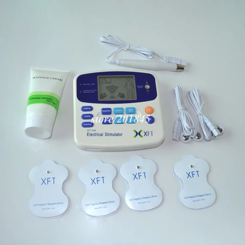 XFT 320 электрический стимулятор тенсовый массажер блок Двухканальный для