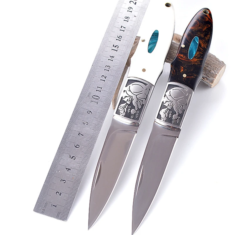 57HRC ножи для кемпинга инструмент выживания EDC Открытый 5cr15 лезвие стальная