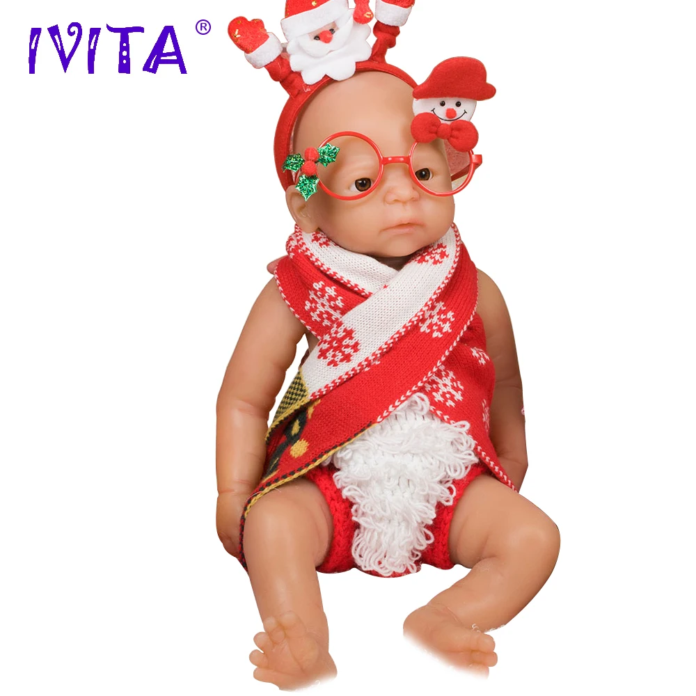 IVITA WG1511 54 см 4,9 кг Девушка полный средства ухода за кожей высокое качество силиконовые куклы Reborn Baby Alive для ванной Рождественский подарок