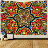 trippy mandala tapestry cartoon movie hippie art wall hanging tapestries for living room home dorm decor