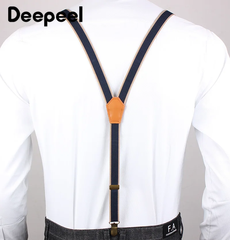 Подтяжки Deepeel для мужчин 1 шт. 2x110 см модные мужские подтяжки в стиле унисекс с 3