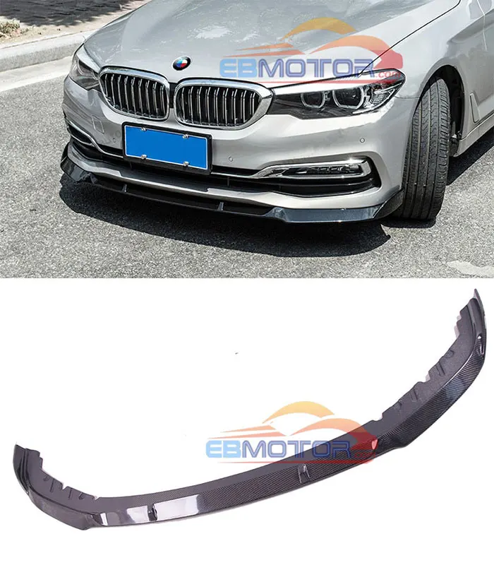 Настоящее углеродное волокно передний спойлер для BMW G30 стандартная модель 2018UP