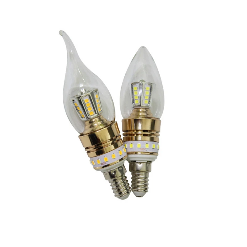 2019 новейшая вверх и вниз светодиодный ная лампа E14 LED лампочка 10 Вт 12 SMD2835 220 в 230 В