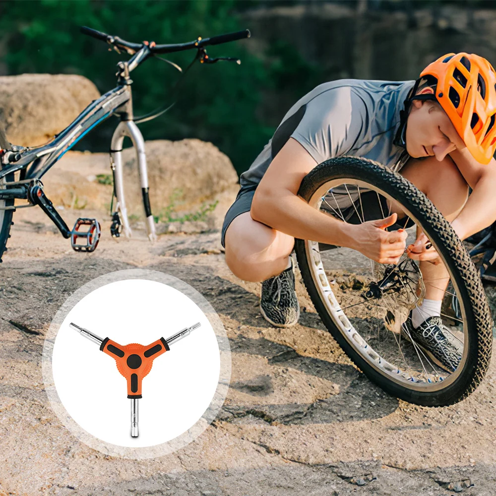 

Y Type Spanner 3 Way Bicycle Tools Trigeminal Type Hex Wrench Steel Hex Allen Bicycle Wrench Bike Bicycle Cycling Repair Tool