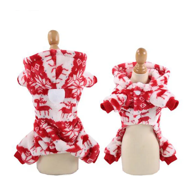 Одежда для собак Рождественский костюм милая мультяшная одежда маленьких