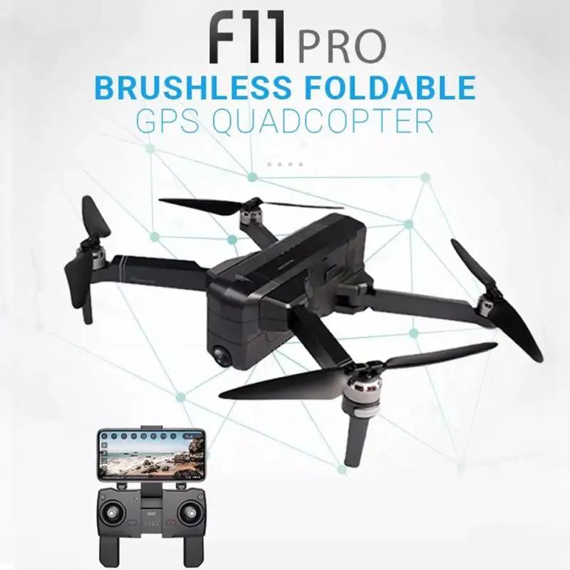 F11 PRO 5G WiFi FPV 2K HD камера дроны бесщеточный gps Дрон 27 минут время полета RC расстояние 1200 м RC Квадрокоптер установка высоты