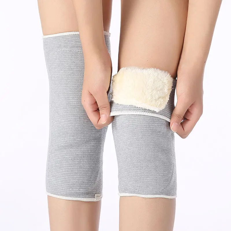 Men's And Women's Knee Pads Warm Old And Cold Legs Knee Sleeve Joint Super Elastic Fleece Middle-aged And Elderly Autumn Pads