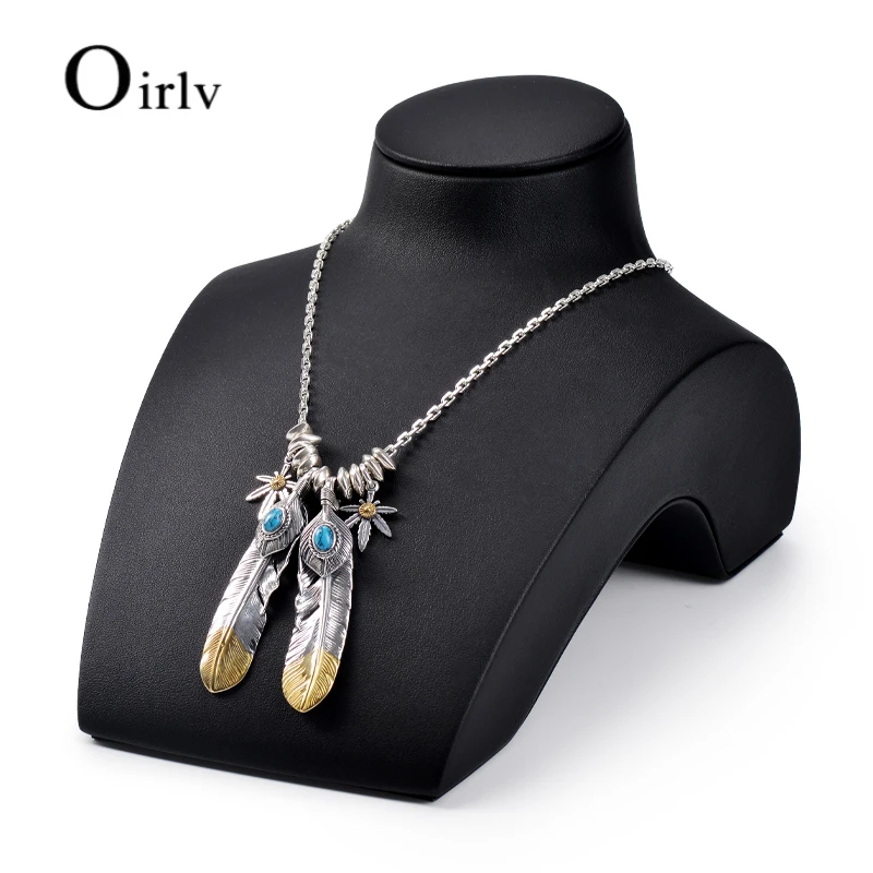 Oirlv Necklace Mannequin Jewelry Bust Pendant Necklace Stand Holder Jewelry Organizer Jewelry Necklace Display Stand