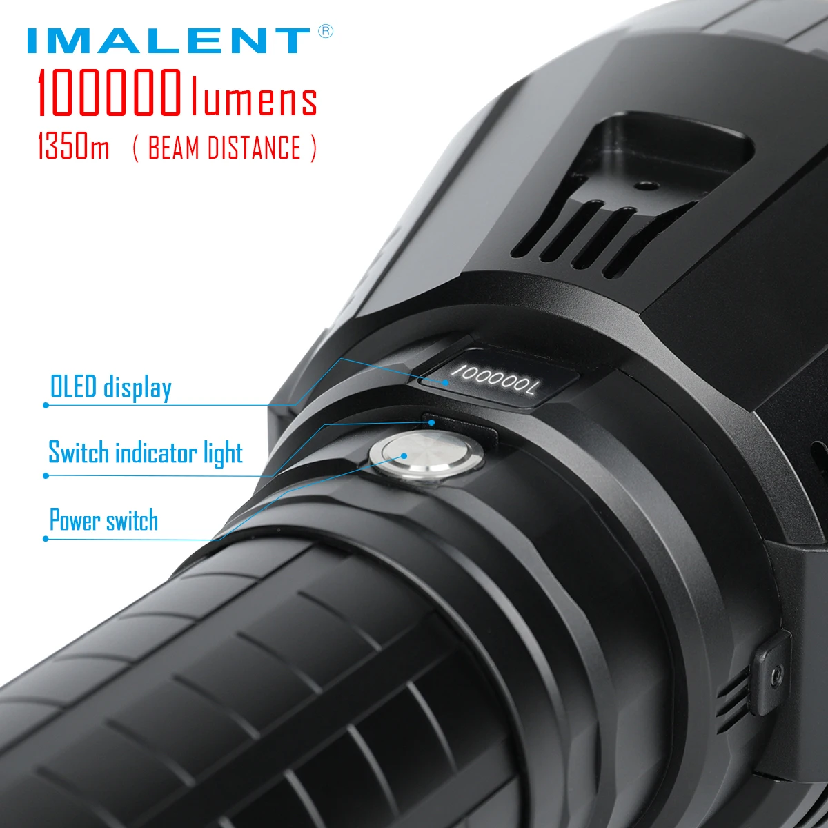 Фонарик IMALENT MS18 перезаряжаемый светодиодный 100000 люмен | Лампы и освещение