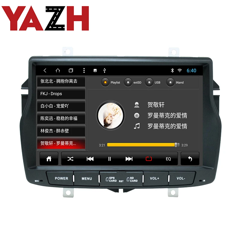 YAZH Android радио для Lada Vesta 2015 2016 2017 2018 автомобильный блок мультимедиа с SWC