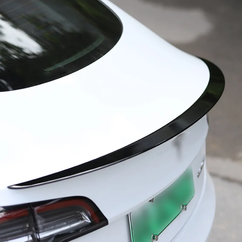 Спойлер для заднего багажника Tesla Model 3 2017 2020 2021 из углеродного волокна и АБС