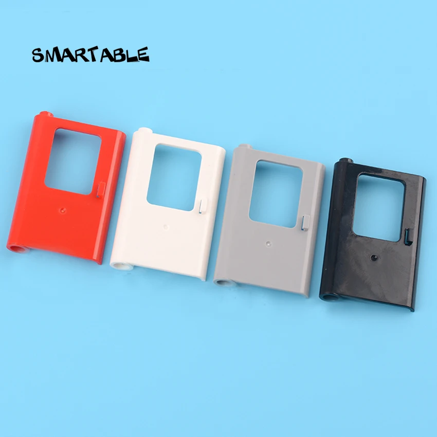Smartable двери поезда 1x4x5 слева здание МПЦ запчасти для поездов игрушки детей