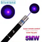 Лазерная указка, 5 мВт, 405нм, глубокий фиолетовый синий луч