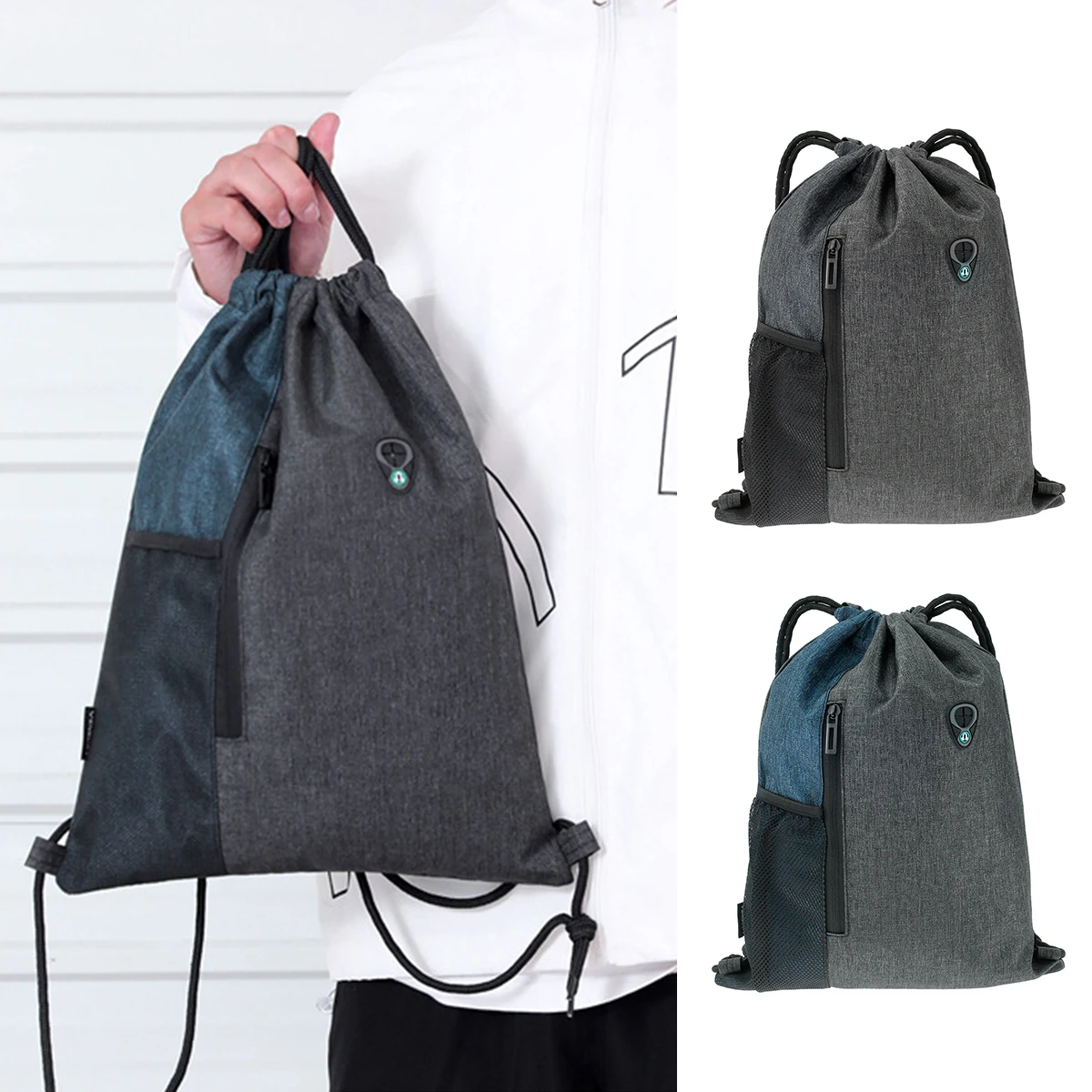 

Водонепроницаемый рюкзак на шнурке с отделением для наушников, 43x33 см