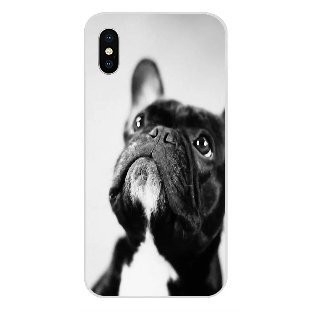 ТПУ чехол Черный Бульдог для Xiaomi Redmi Note 2 3 3S 4 4A 4X 5 5A 6 6A Pro Plus | Мобильные телефоны и