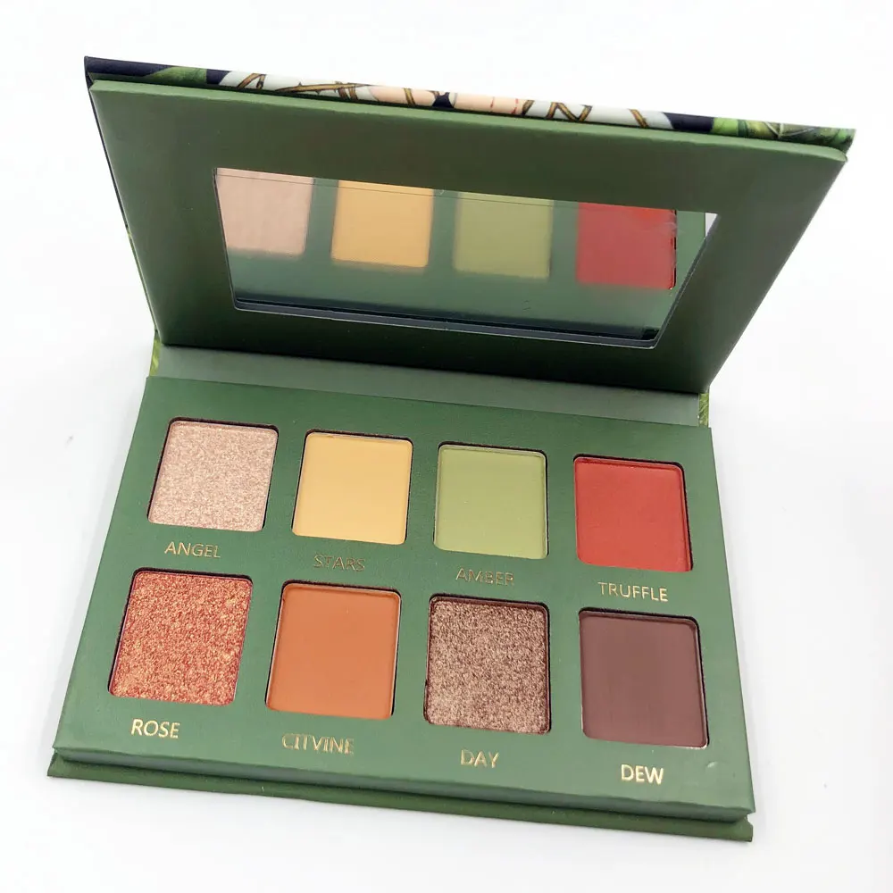 NOVO бренд Лесные эльфы тени для век матовые мерцающие блестящие зеленые красные