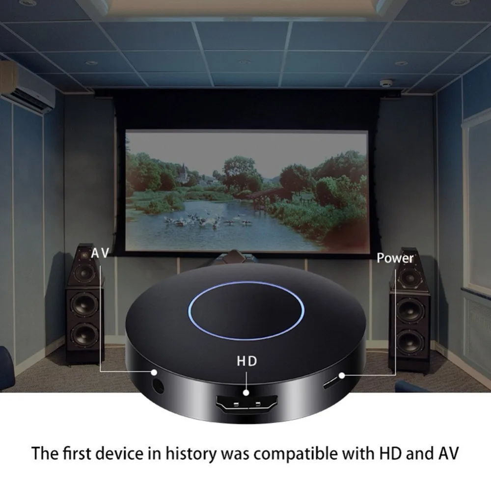 Для автомобиля Airplay Miracast Mira экран Wifi беспроводной дисплей ключ AV RCA HDMI-совместимый