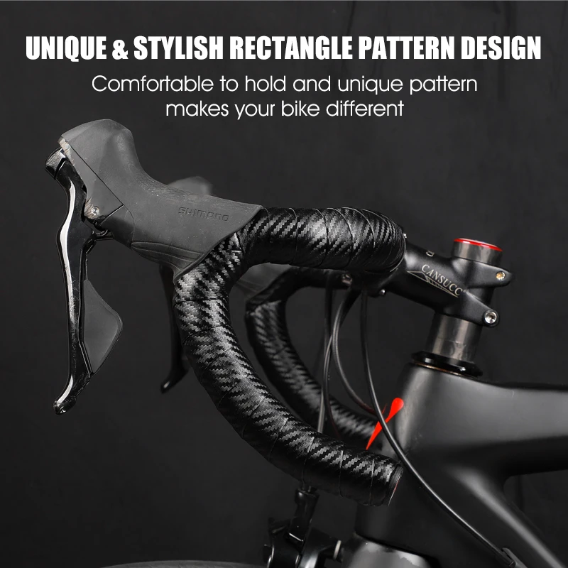 WEST BIKING Bike Handlebar Tape EVA PU Road Bicycle Handlebar Tape Anti-slip Shock Absorption Cycling Wrap End Plug Accessories