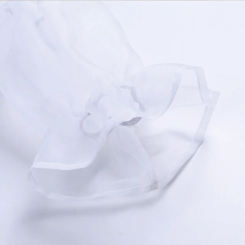 

Fashion Women Lace up Blouse Sexy V-neck Organza Sleeve Female Shirt Loose Crop tops Club White 2019 Autumn Spring INKEO 9T028