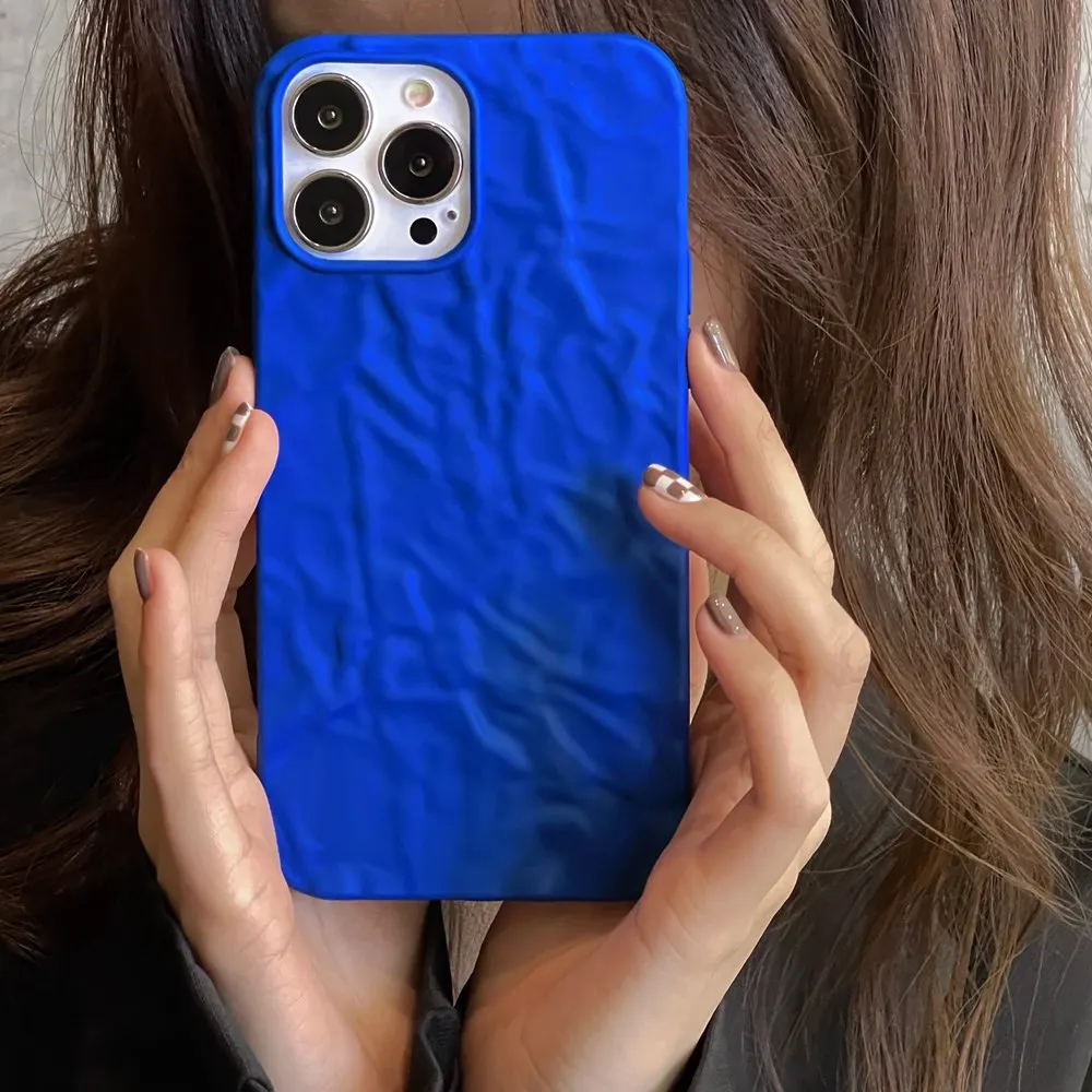 Модный флип-чехол для iPhone 13 14 11 12 Pro Max Mini XR X XS 7 8 Plus SE 3D складки противоударный