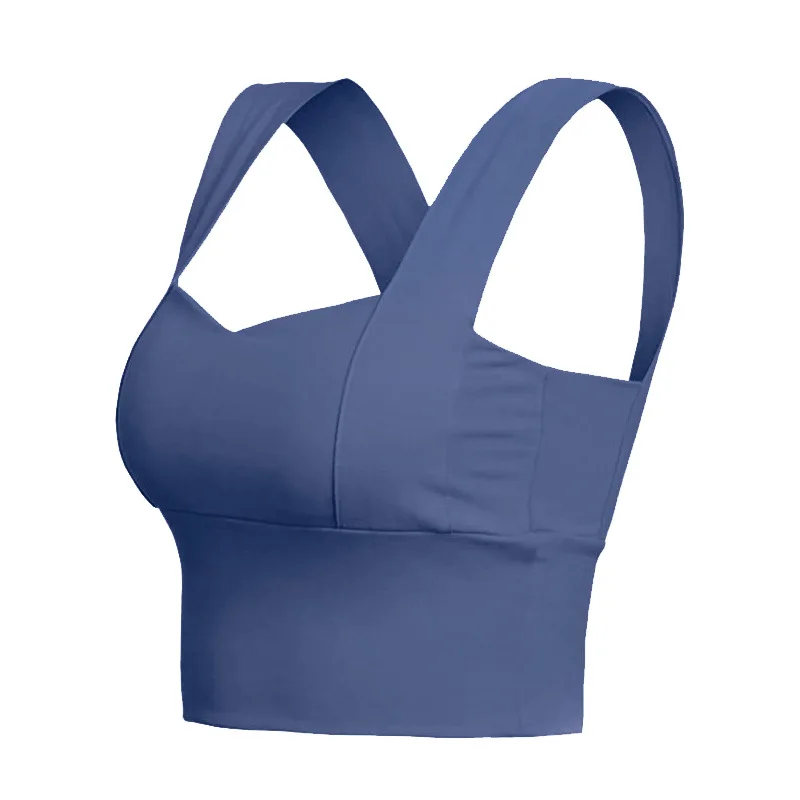 

Lingerie women shockproof running fitness vest sexy fashion V-shaped beautiful back mesh stitching yoga bra bra