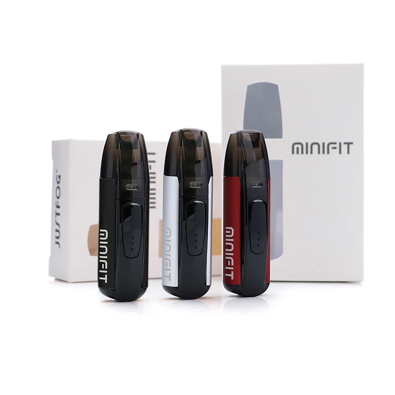 Justfog minifit стартовый комплект 370 мАч все в одном vape комплект как justfog q16 с батареей MINIFIT компактный pod vaping устройство