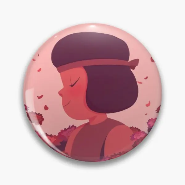 

Pastel Ruby portrait Soft Enamel Pin Badge Badge Lapel Pin Brooch Jewelry for Women Fashion Gift