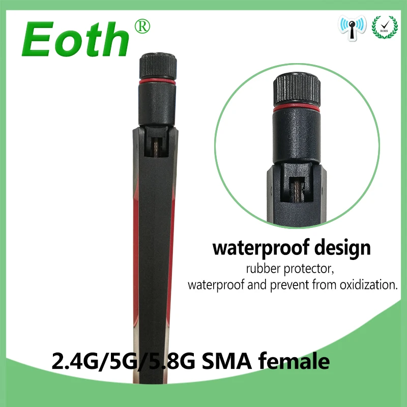 2 шт. 4 ГГц wi fi антенна 5 8 RP SMA реальные 8dBi АТС двухдиапазонный Wi Fi антенн г 5G 8G типа