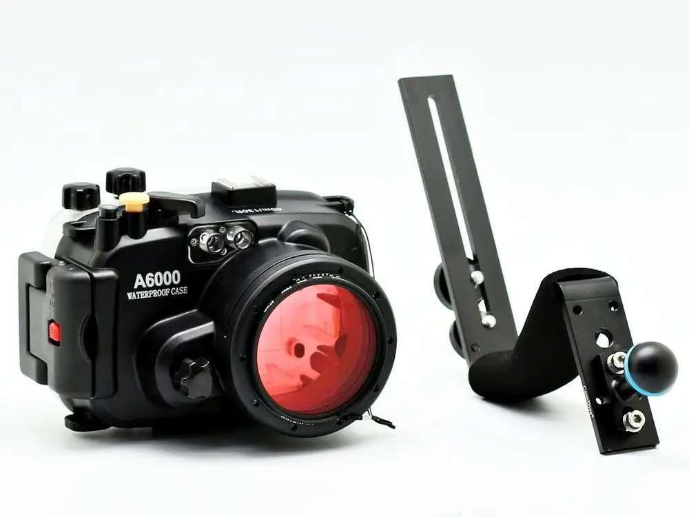 Корпус для подводной камеры Meikon Sony A6000 (16 50 мм) 40 м/130 футов + ручка дайвинга 67 мм