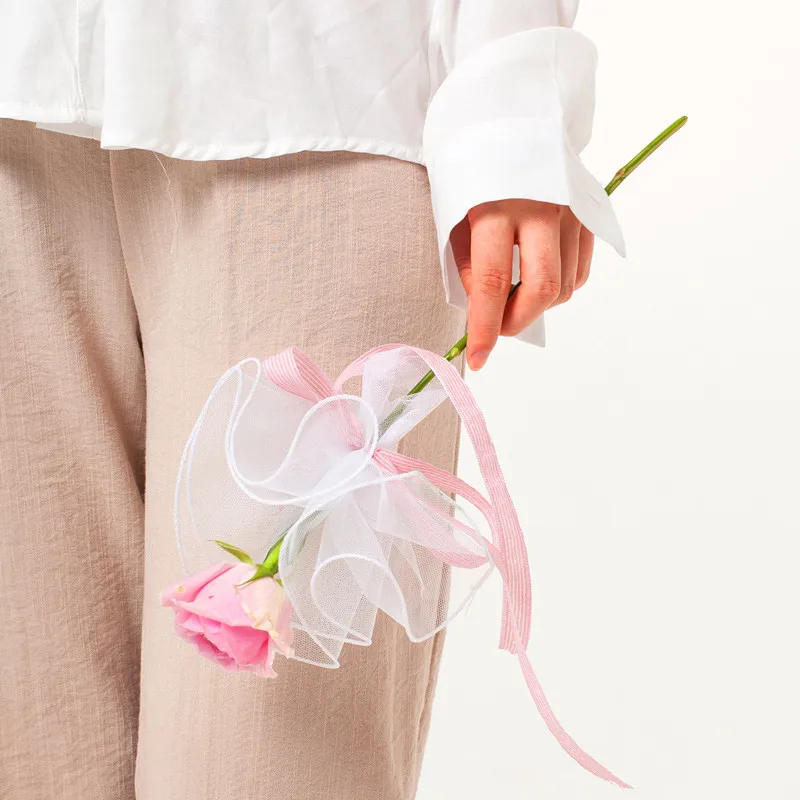 5 шт. Чистая Пряжа Heyue цветочная упаковка кружевные круглые букеты сделай сам