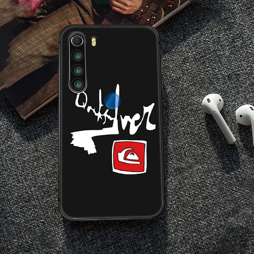 

Surfing Skateboard quiksilvers Phone Case Cover Hull For XIAOMI Redmi 7 7a 8 8a 9 10X NOTE 6 7 7s 8 8t 9 9s Pro Max black Funda