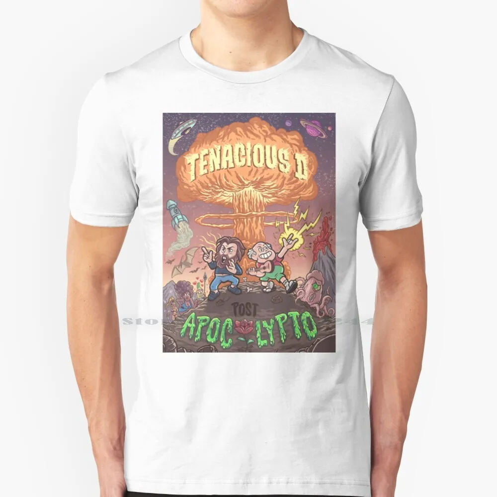 

D Apoc Lypto T Shirt Cotton 6XL Tenacious D Post Apoc Lypto
