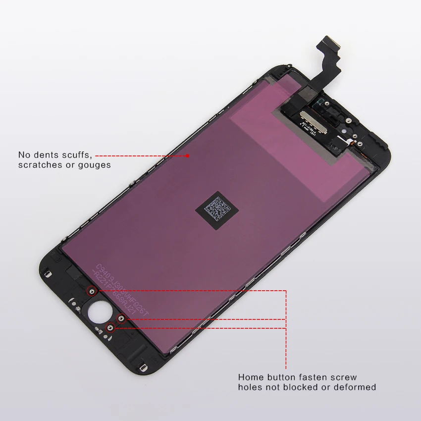 100% AAA +++ без битых пикселей для IPhone 6 Plus ЖК-дисплей сенсорный экран дигитайзер в