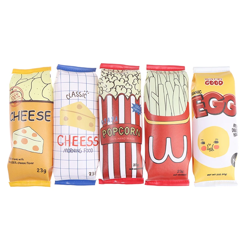 Милый пенал Чехол высокого Ёмкость Еда ручка чехол кошка Карандаш PU