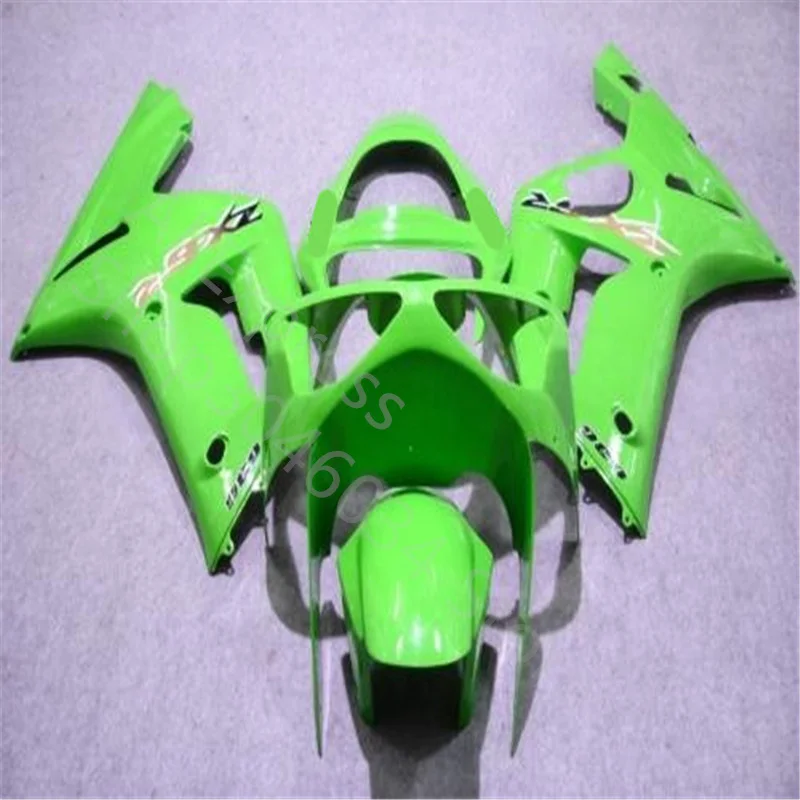 

Fit full green ABS Body Fairing For Kawasaki Ninja ZX6R 2003 2004 ZX 6R03 04 Fairings Kit (Injection Molding)