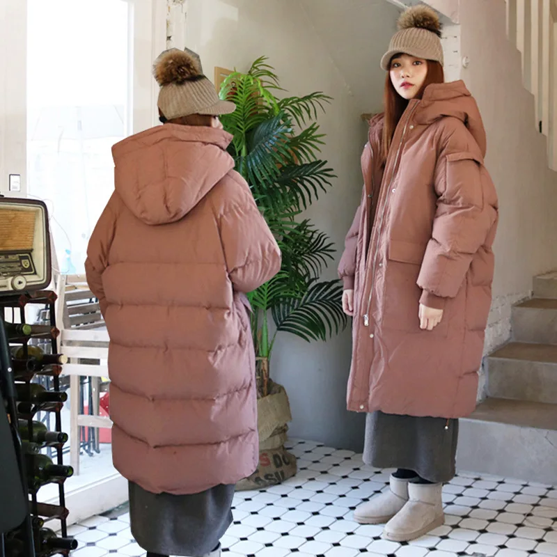 Для женщин Зимние Джинсы бойфренда негабаритных мягкий буфами на рукавах пузырь