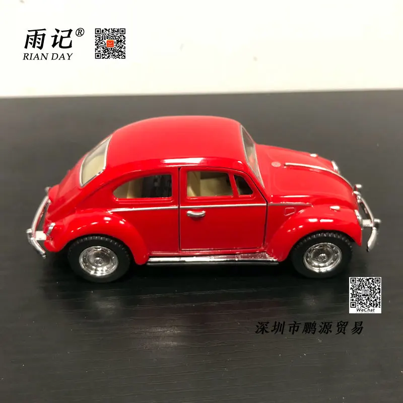 1/32 масштабная модель автомобиля игрушки 1967 Beetle Pull Back автомобиль игрушка для