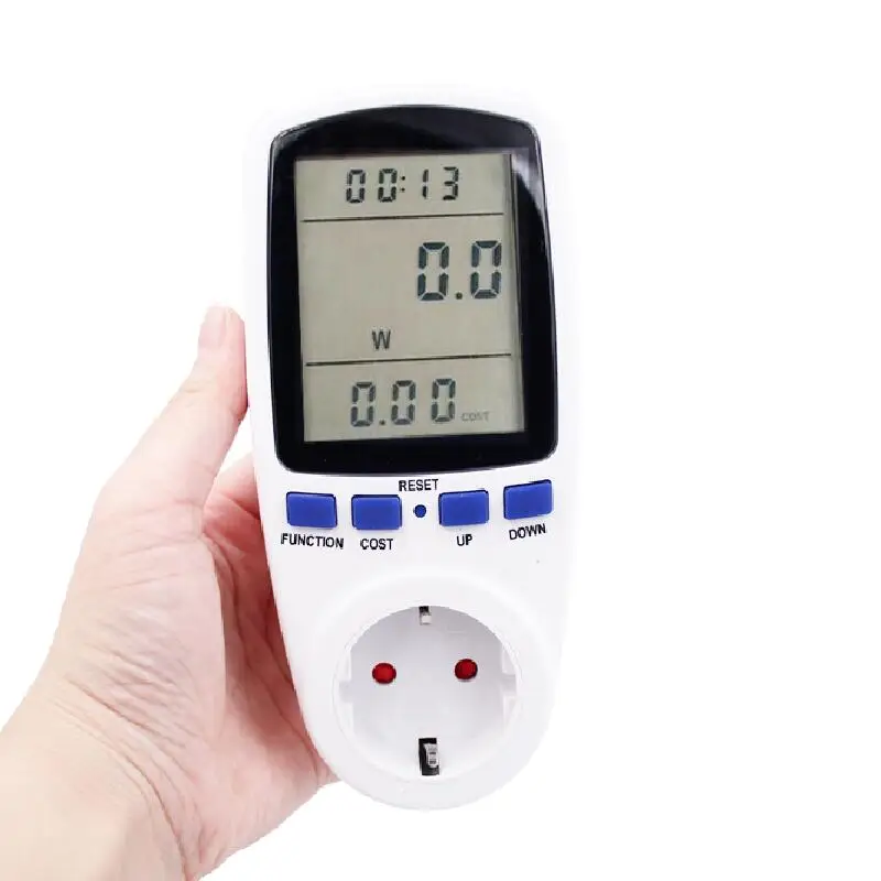 

EU Digital Automatic Volt Voltage Wattmeter Power Analyzer Kwh Power Switch Electronic Power Energy Meter