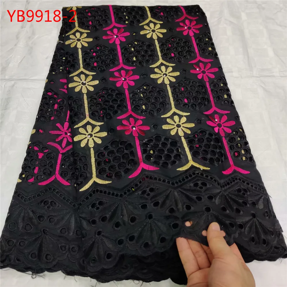 Очень хорошая цена последняя оптовая продажа Нигерия Африканский хлопок вышивка