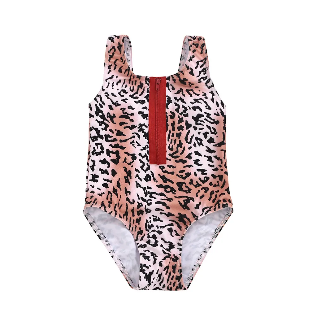 2020 детские летние комбинезоны для маленьких девочек с леопардовым принтом на